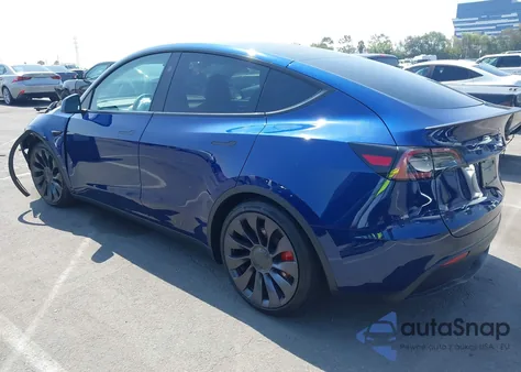 2025 Tesla Model Y Performance Dual Motor All-Wheel Drive from USA, damaged, VIN 7SAYGDEF0SF311177